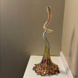 Handblown Colorful Glass Art Sculpture